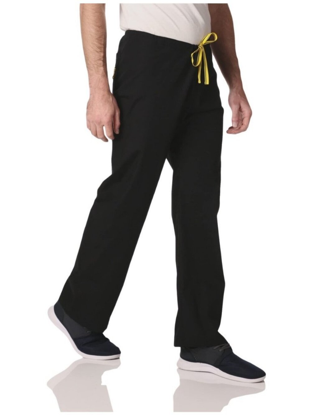 WONDERWINK Origins Papa Cargo Unisex Scrub Pants -LARGE -Black